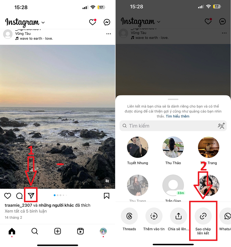 Hướng dẫn cách lấy link Instagram đơn giản